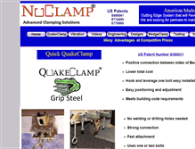 Tablet Screenshot of nuclamp.com